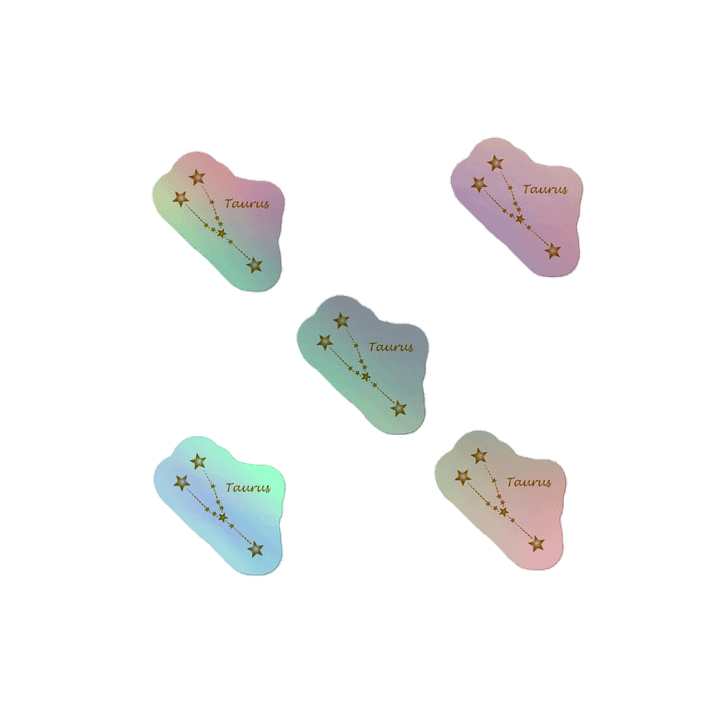 Taurus 2025, Constellation, Holo Sticker Pack product image (2)