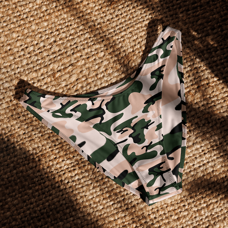 Eco-Friendly Camo V-Cut Bikini Bottom product image (6)