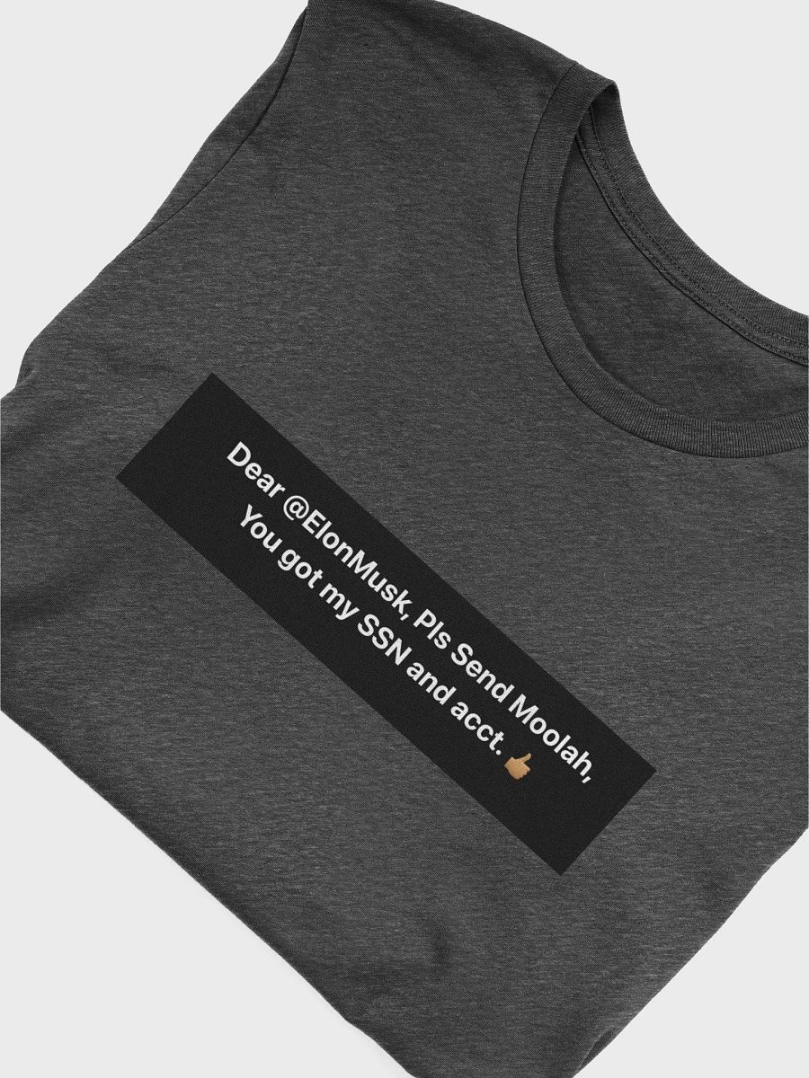 Dear Elon Musk T-Shirt product image (5)
