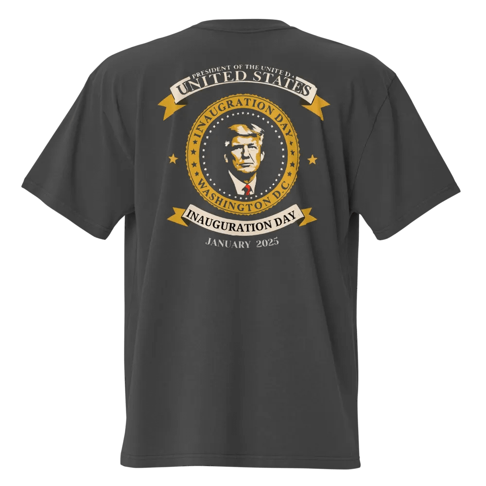 Trump Inauguration Day Ceremony Men's Oversized Tee product image (2)