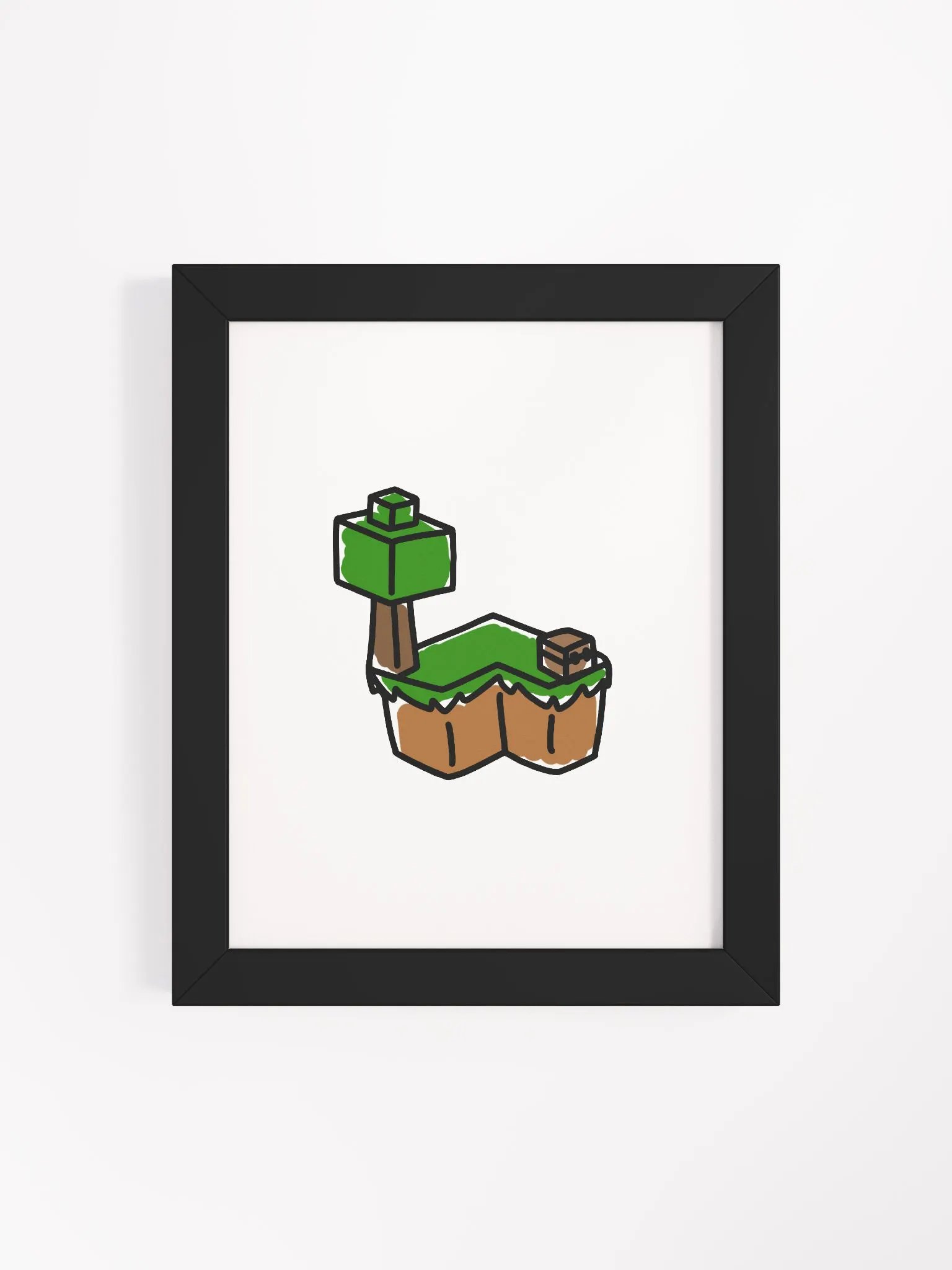 Skyblock Island Framed Picture product image (4)