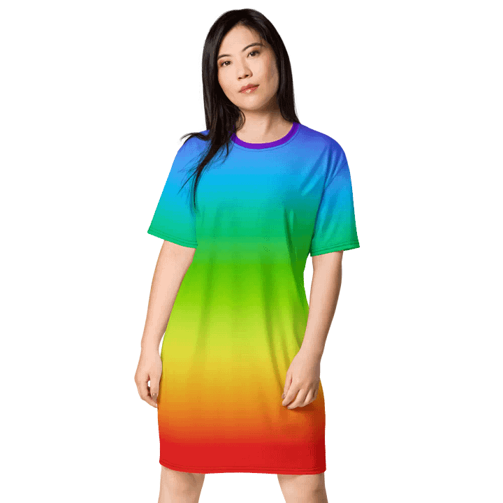 Rainbow T-Shirt Dress product image (1)