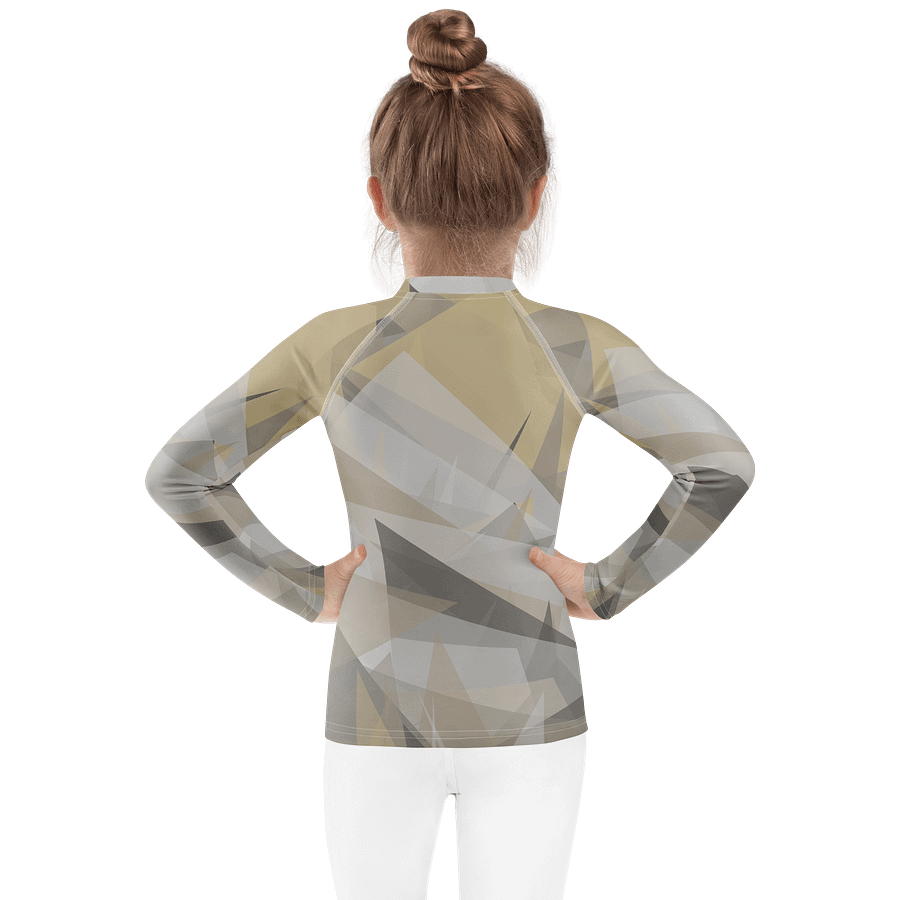 Customizable Geometric Kids Rash Guard product image (2)