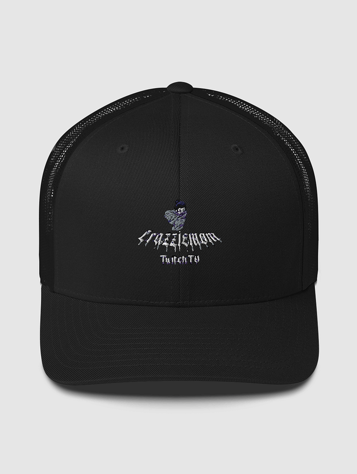 Crazzie Train Trucker Cap (B&W) product image (1)