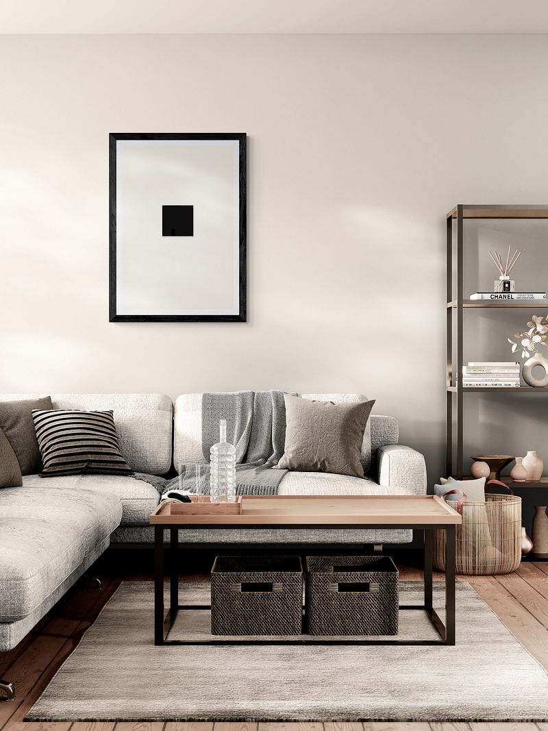 Solitary Black Square