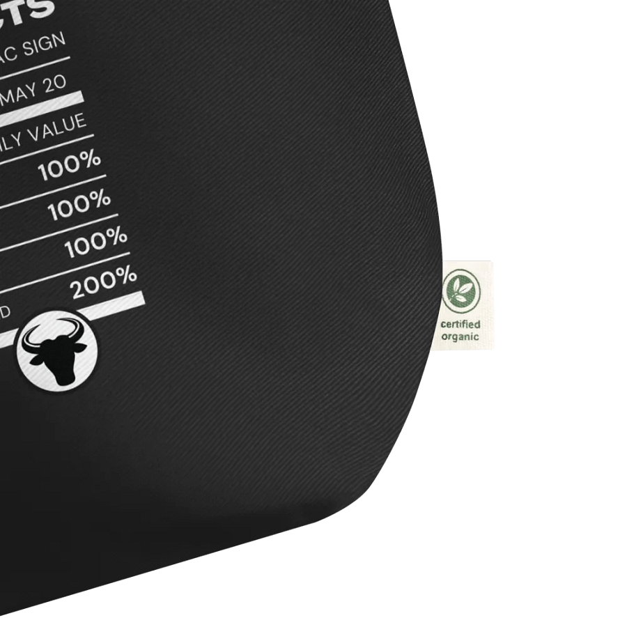 Taurus Nutrition Facts Tote product image (4)
