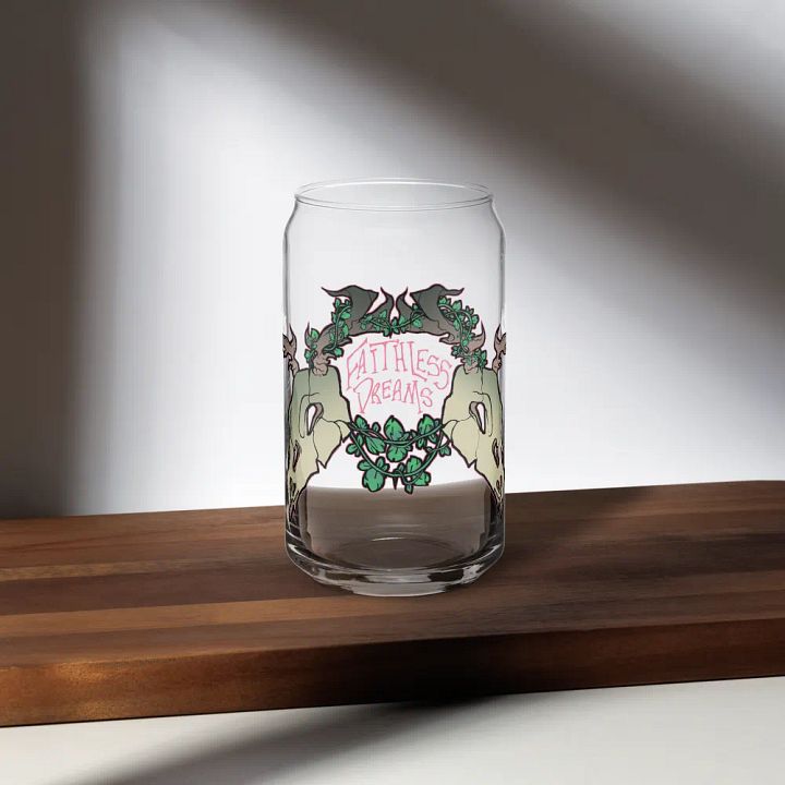 Faithless Logo glass cup product image (1)