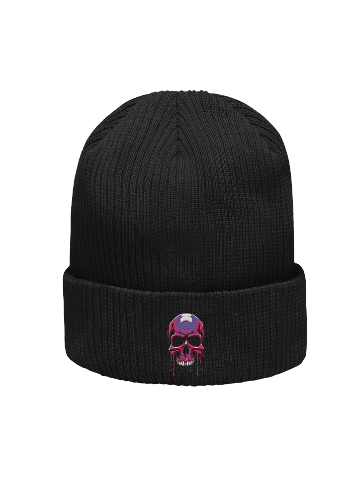Skull Logo Ribbed Beanie product image (1)