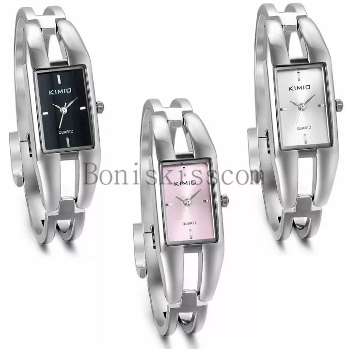 Fashion Lady Women Girl Rectangle Dial Quartz Analog Dress Business Wrist Watch product image (1)