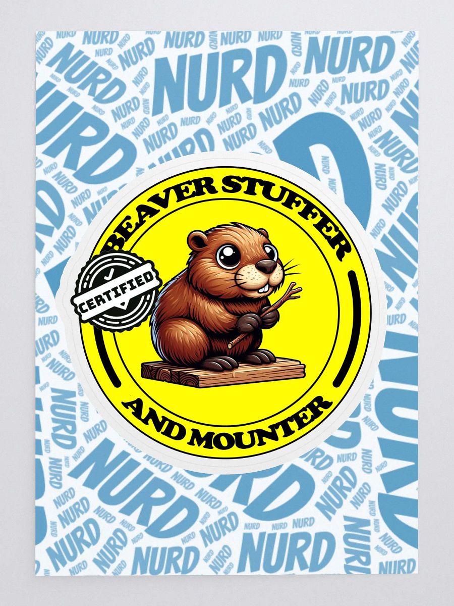 Beaver Certified Sticker (Lg) product image (3)