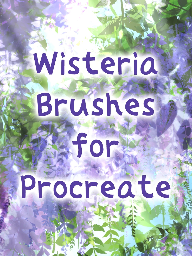 Wisteria Procreate Brushset product image (1)