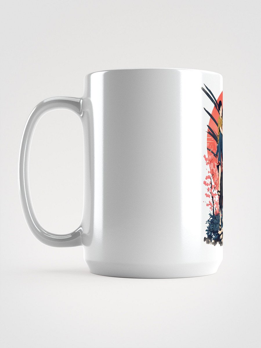 Happy Father’s Day Illustration | Vibrant Sunset & Blossoms Print Mug product image (6)