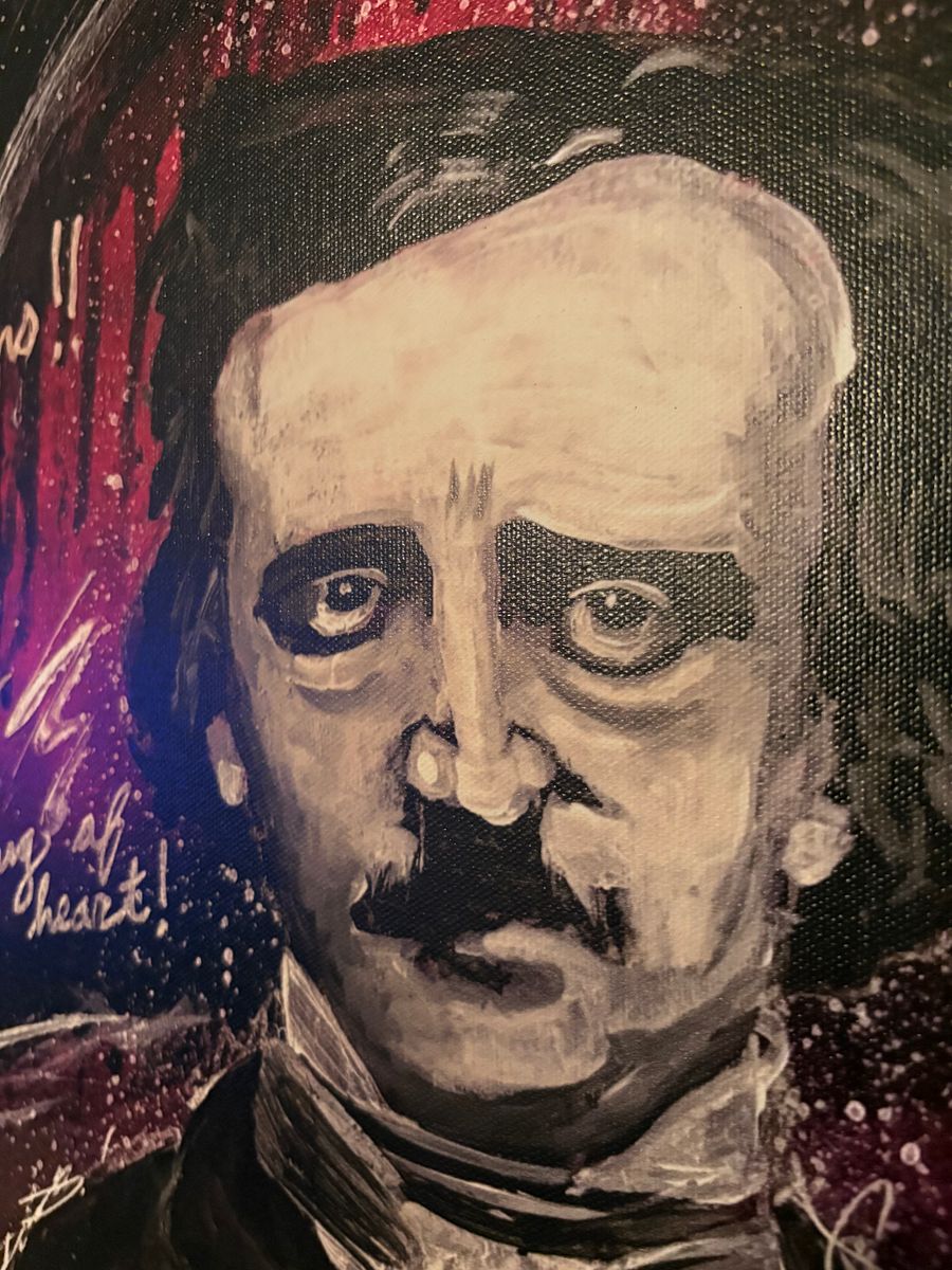 Canvas print “Edgar Allen Poe Heart” product image (5)