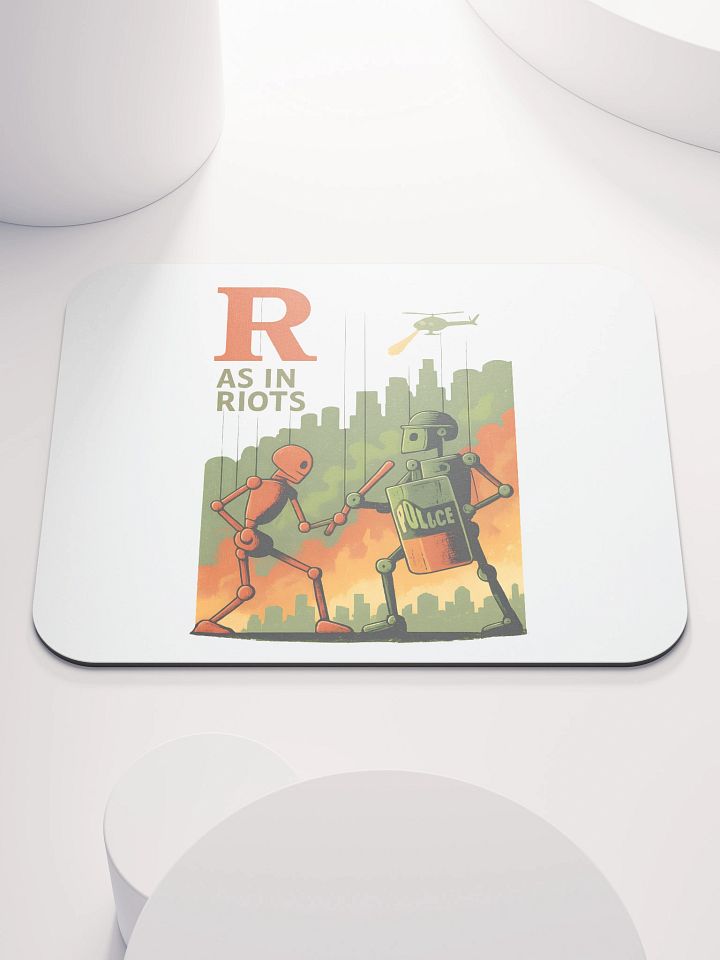 R as in riots mouse pad product image (1)