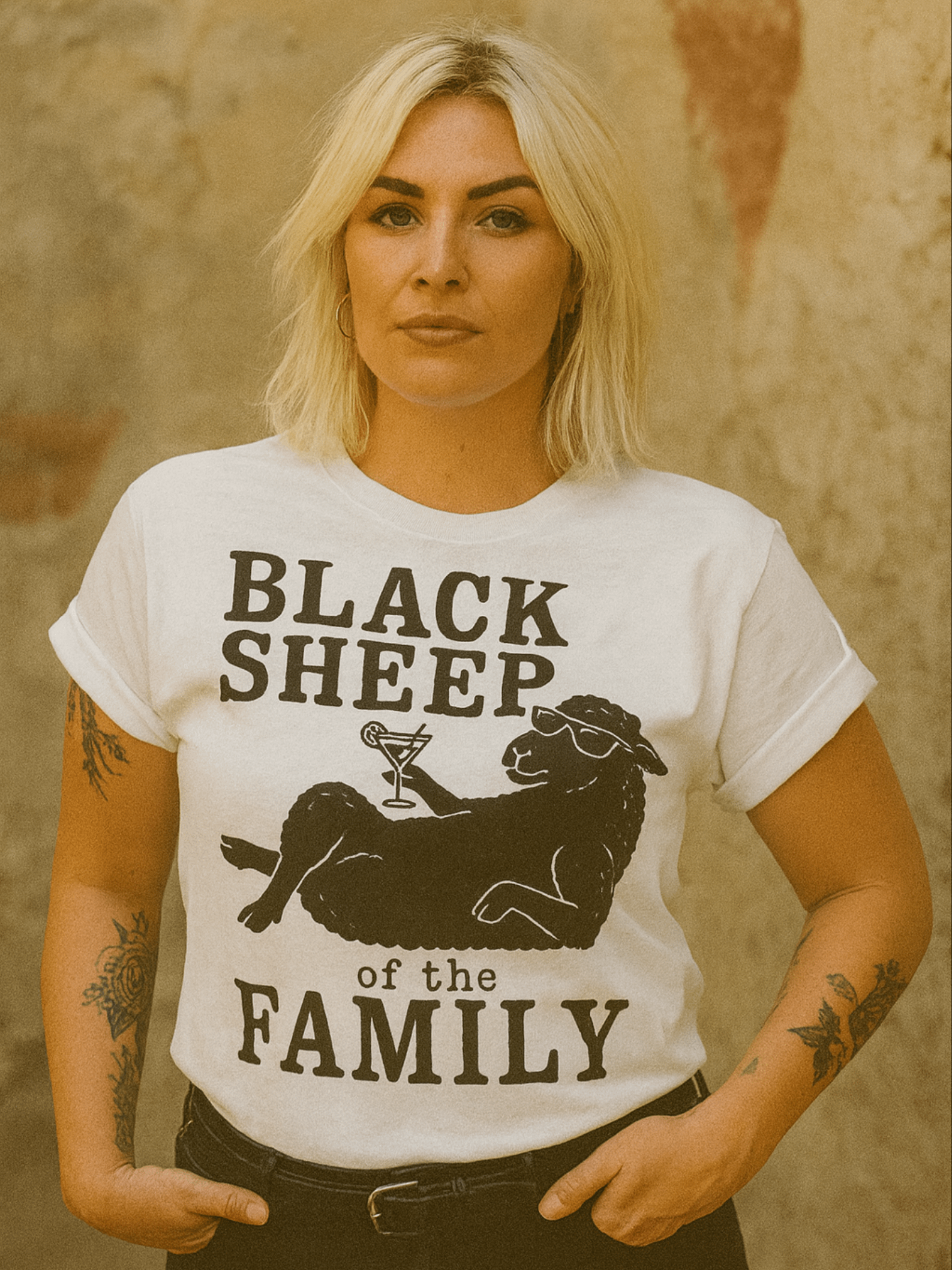 BLACK SHEEP OF THE FAMILY Tee — For the Ones Who Don’t Quite Fit the Mold (and Love It) product image (1)