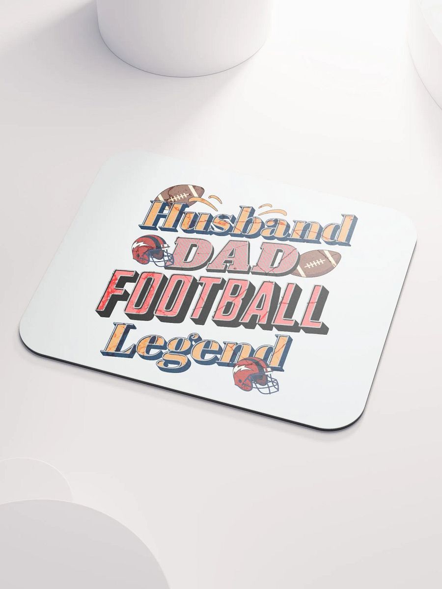Husband Dad Football Legend Mouse Pad product image (3)