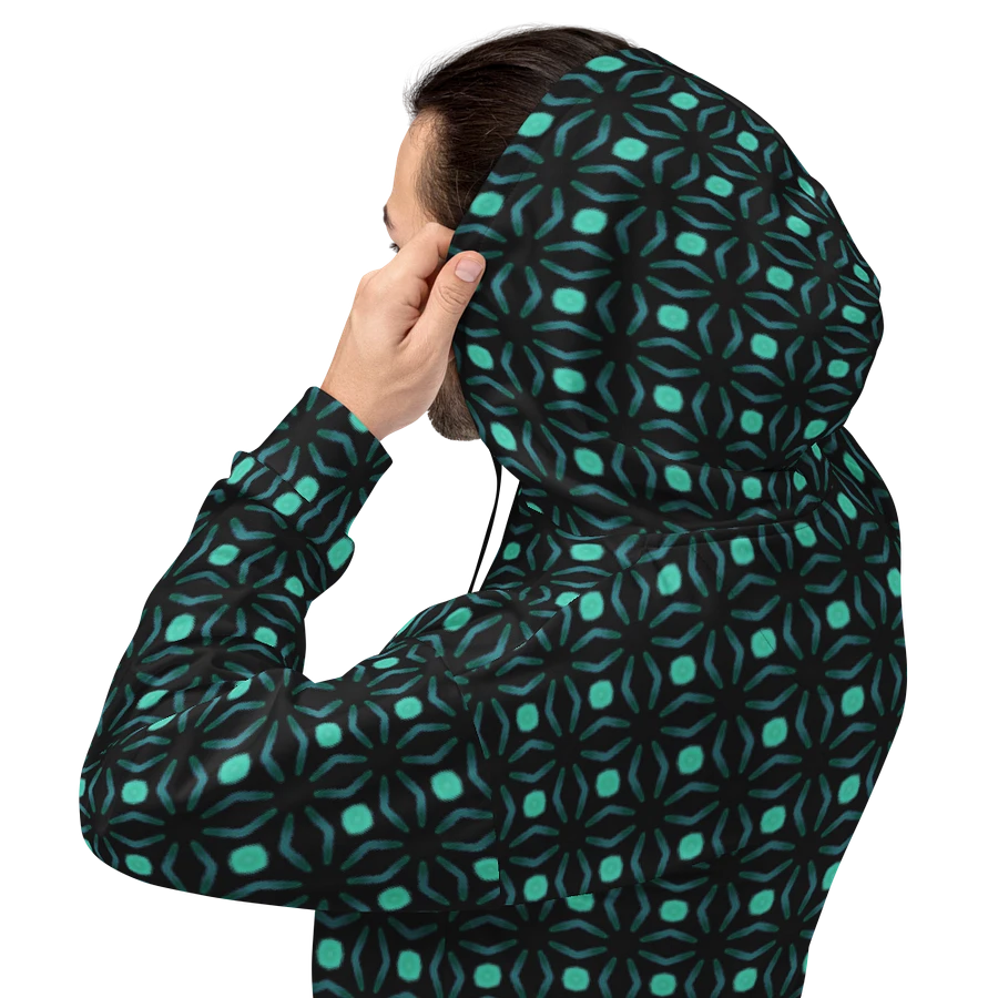 Abstract Repeating Values Unisex All Over Print Hoodie product image (4)