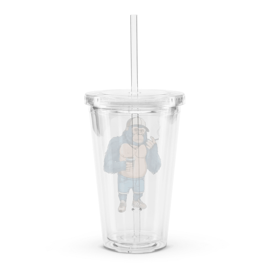 Blue Gorilla Double Wall Clear Plastic Tumbler (16 oz) product image (2)