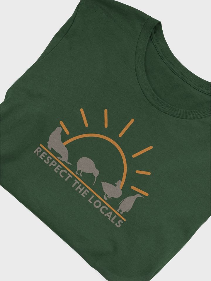 Respect The Locals T-Shirt, Wildlife Conservation Gift, Nature Lover T-shirt product image (2)
