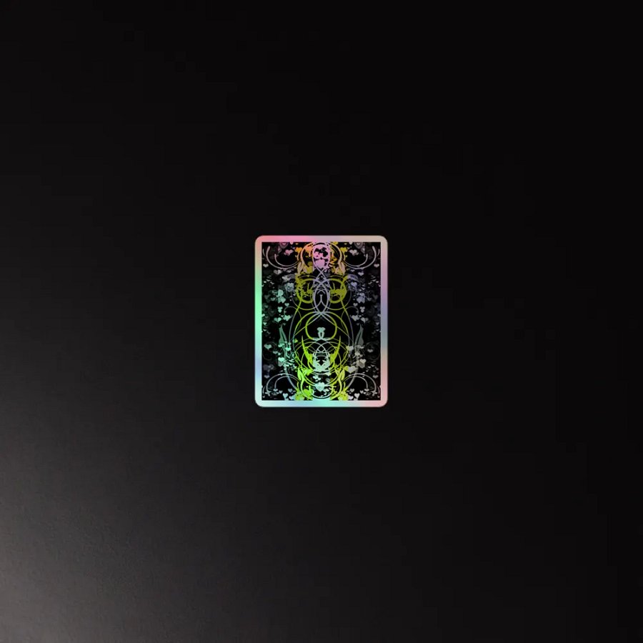 Demigender Pride Flag Sticker (Flourish Variation) product image (2)