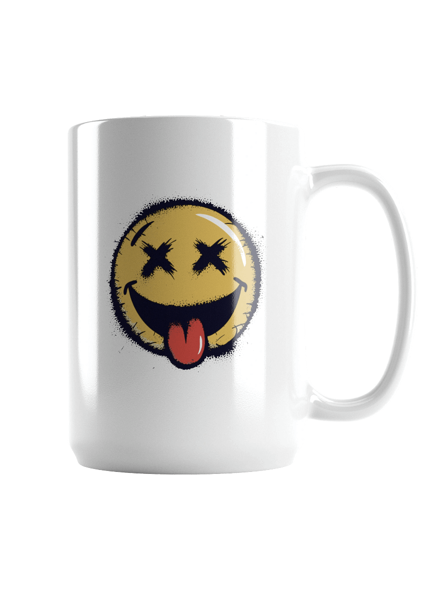 X Smiley – 15 oz Ceramic Mug by UnkoCon product image (1)