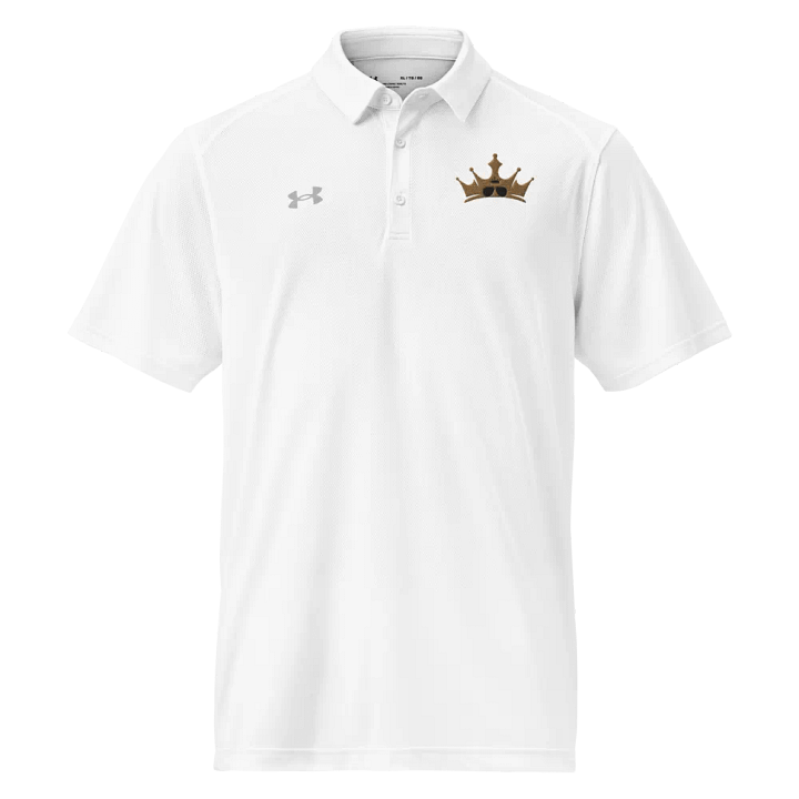 Talking Pounds WHITE UNDER ARMOUR POLO SHIRT product image (1)