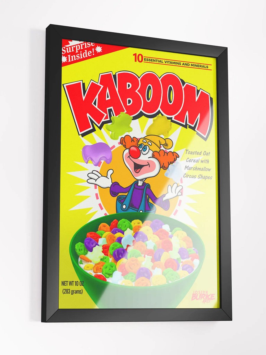 🥣 Saturday Morning Breakfast Kaboom! Framed Print 🥣 product image (3)