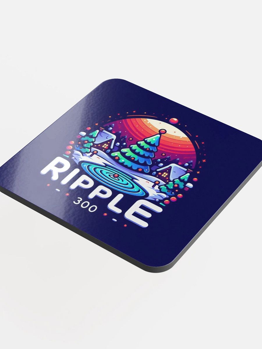 Christmas Ripple Dark Coaster product image (4)