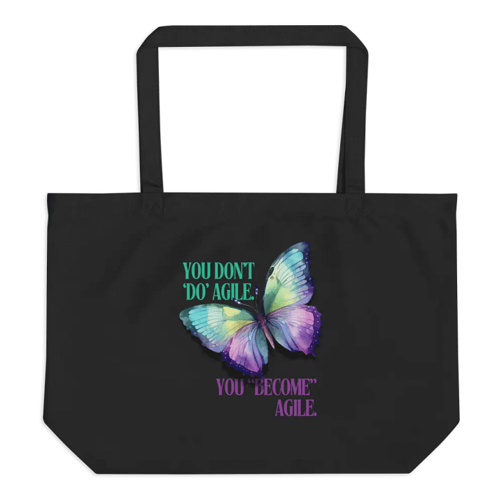 Become Agile: Butterfly Wisdom Organic Tote Bag product image (1)