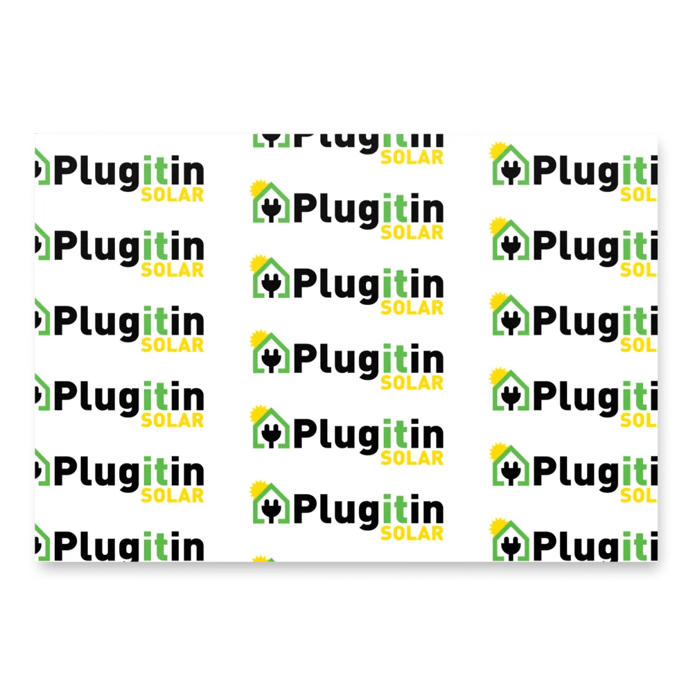 Plug It In Solar High-Quality Wrapping Paper Sheets (Set of 3) product image (3)