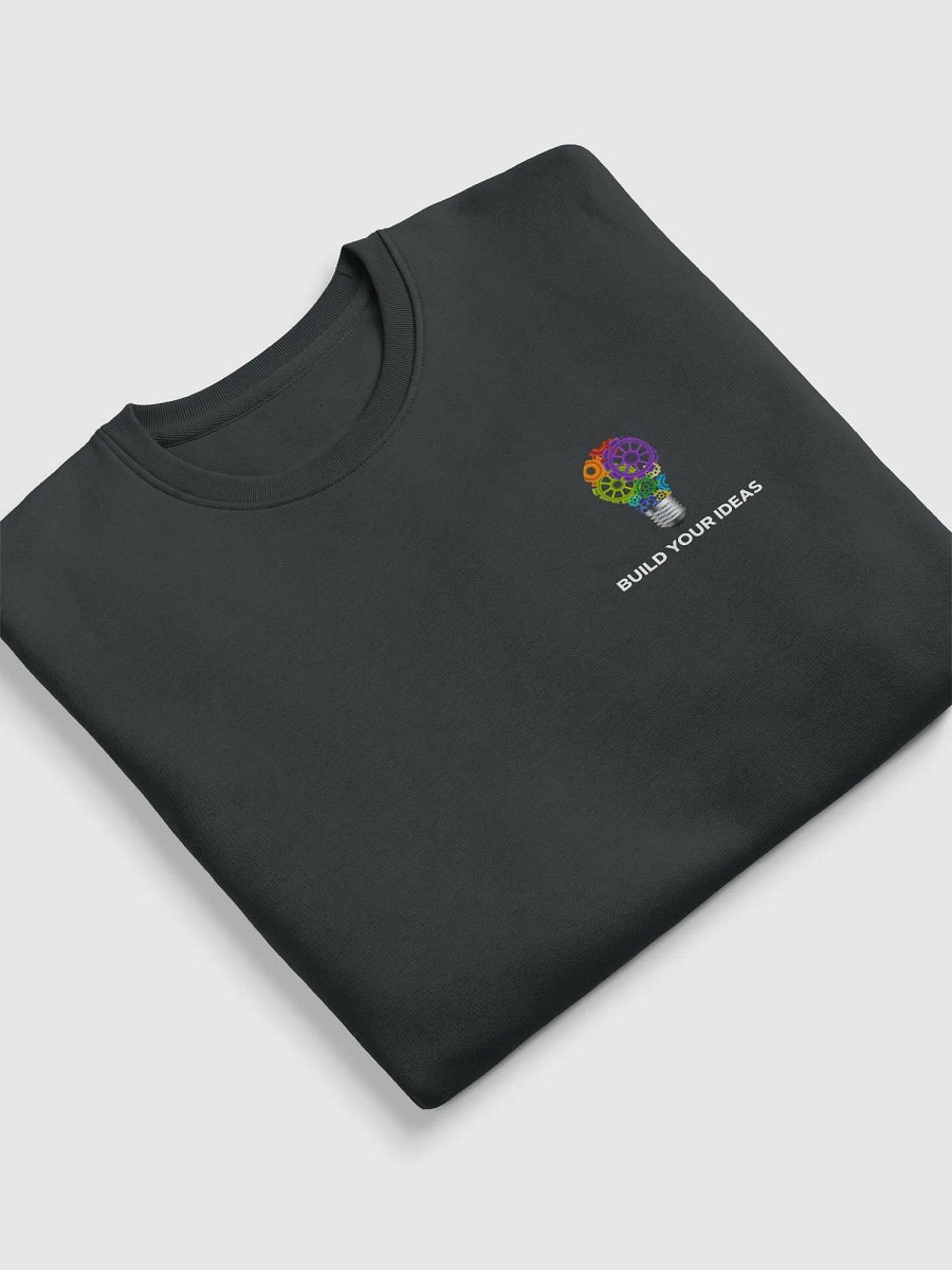 Build Your Ideas Crewneck Sweatshirt Black product image (5)