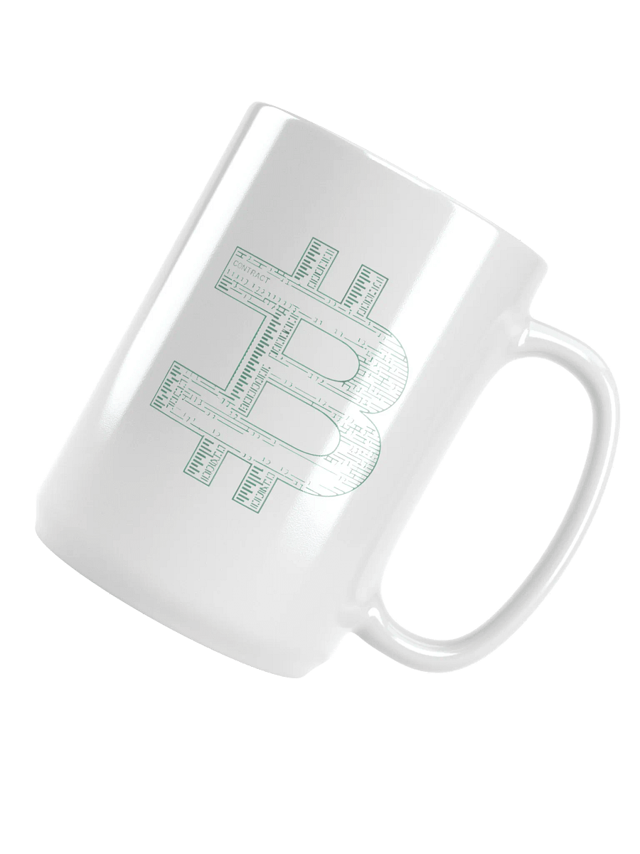 Bitcoin Blueprint Monogram Mug – Start Your Day with Crypto Inspiration product image (4)