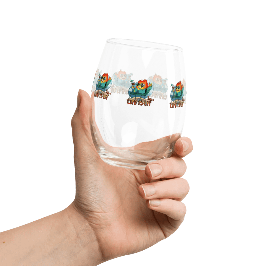 Mamaflame Life Is Lit Cocktail Glass product image (4)