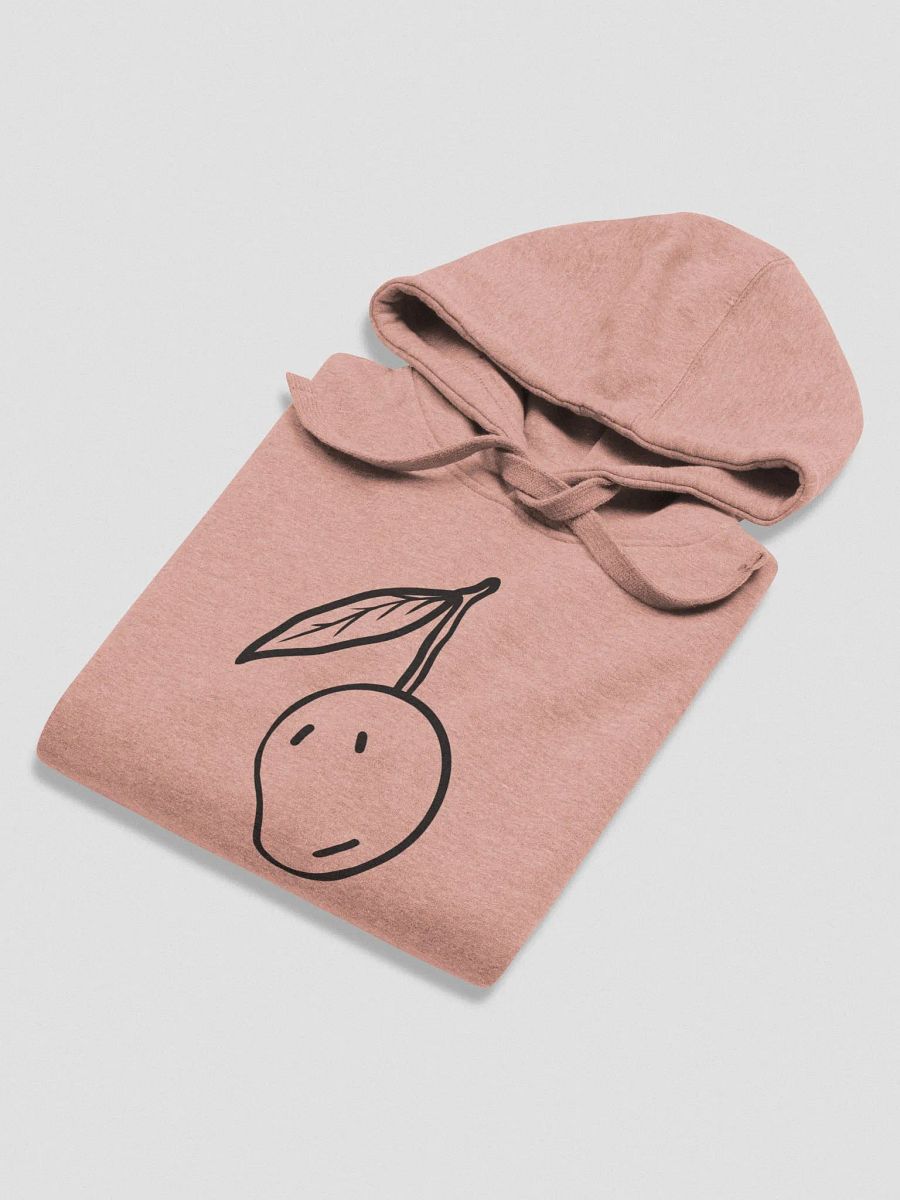 Mango Fruit Hoodie Cotton Heritage Unisex Premium Black Outline product image (51)