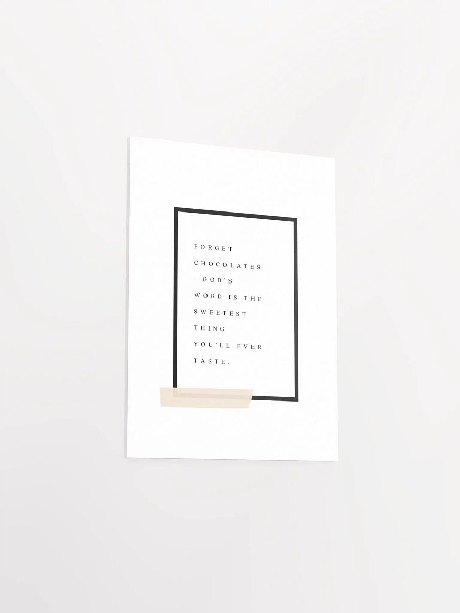 Forget chocolates—Paper Poster product image (3)