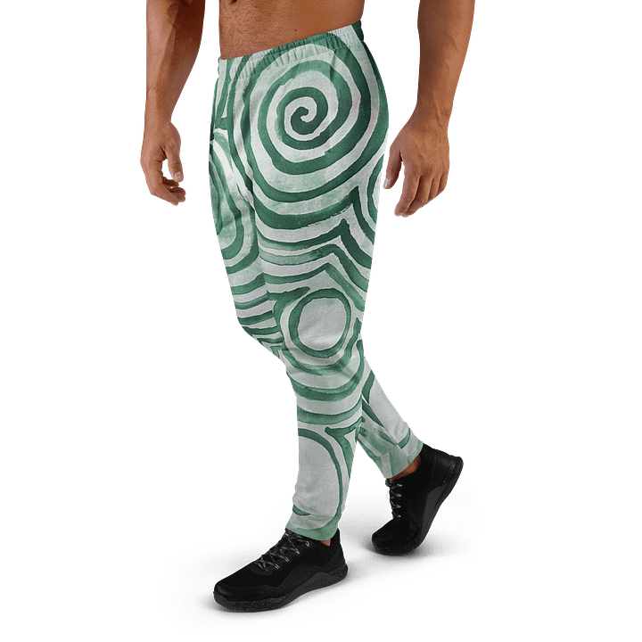 "Green Swirl" Men's Joggers product image (1)
