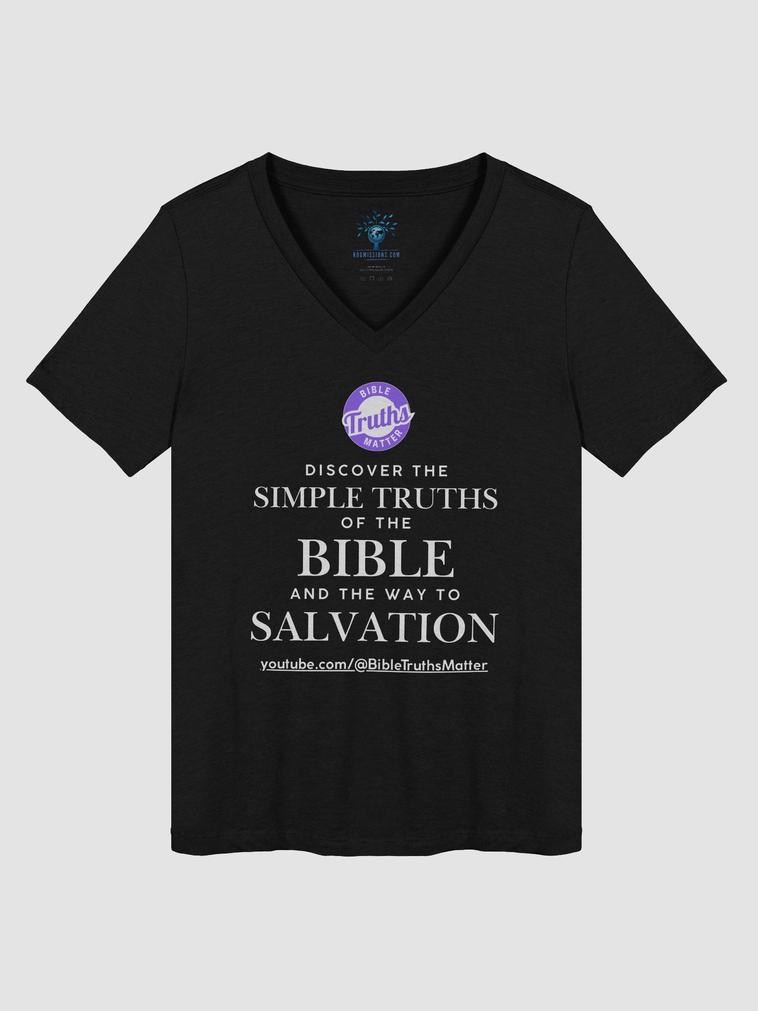 Bible Truths Matter V-Neck Tee product image (3)