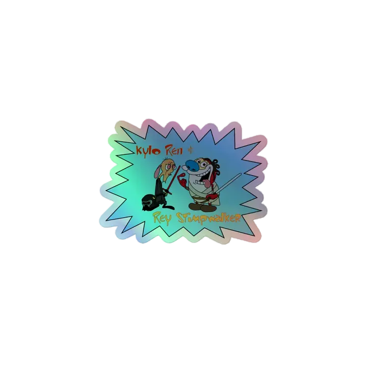 Kylo Ren & Rey Stimpwalker Holo Sticker product image (1)