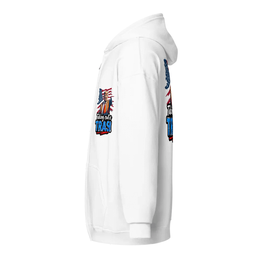 Zip Hoodie: Trump Trash Removal product image (23)