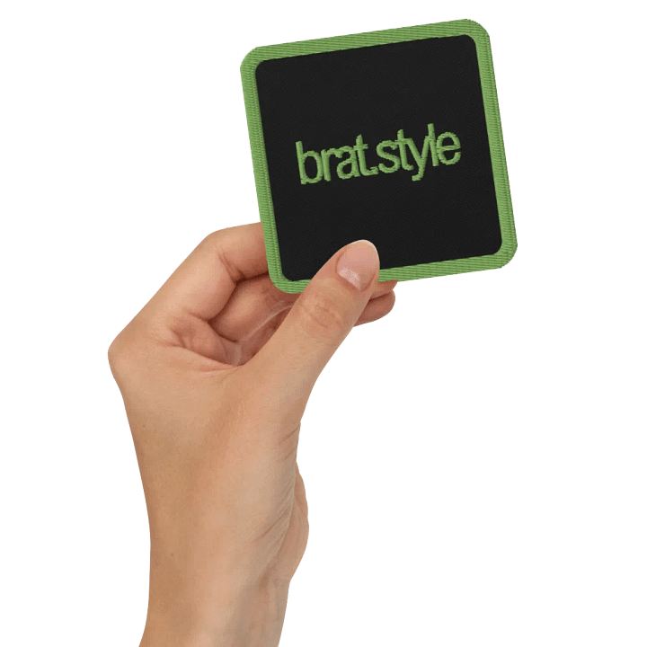 the bratstyle embroidered patch - square product image (2)