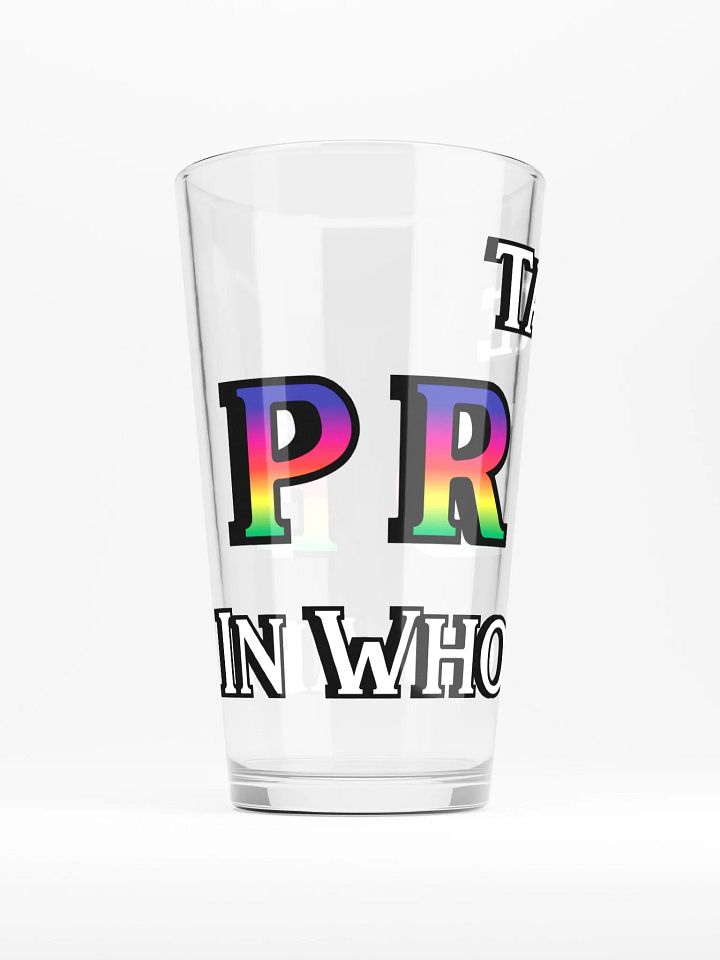 PRIDE Shaker Pint Glass product image (2)