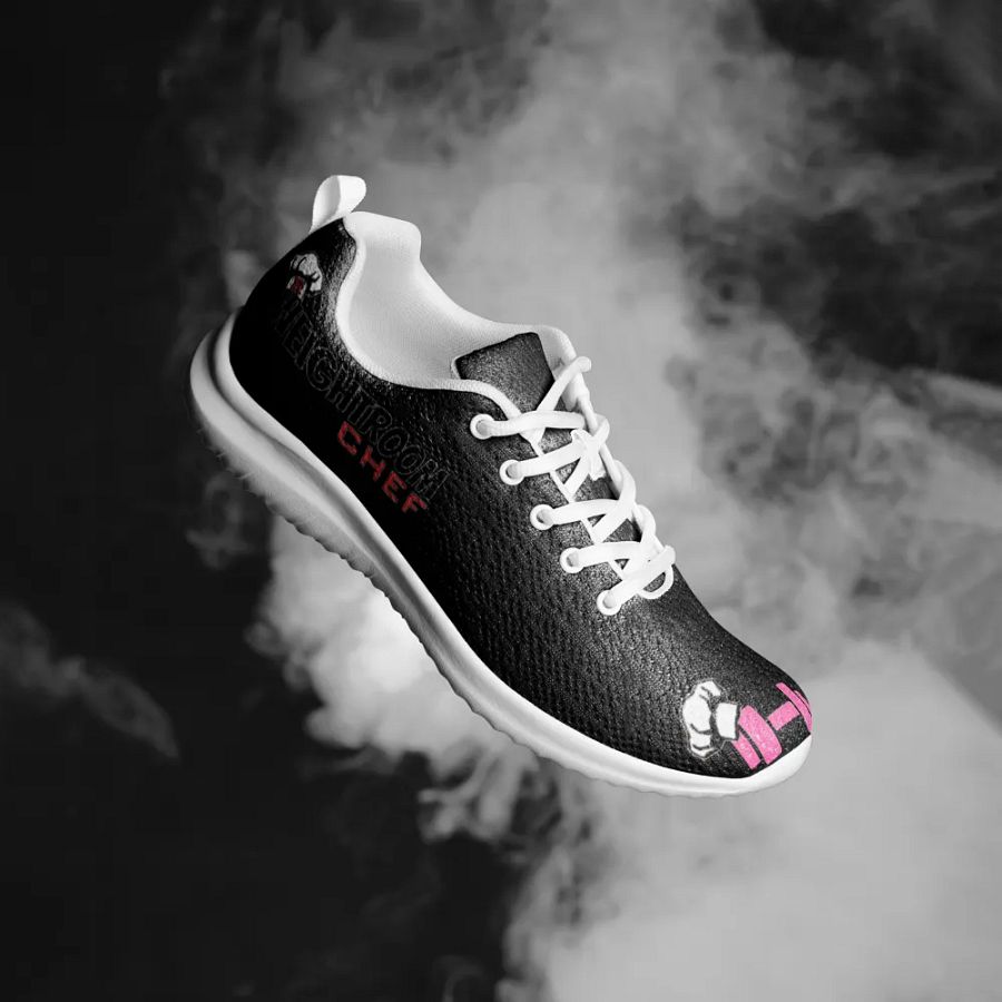 WOMEN'S BLACK & RED WEIGHT ROOM CHEF SHOES product image (6)
