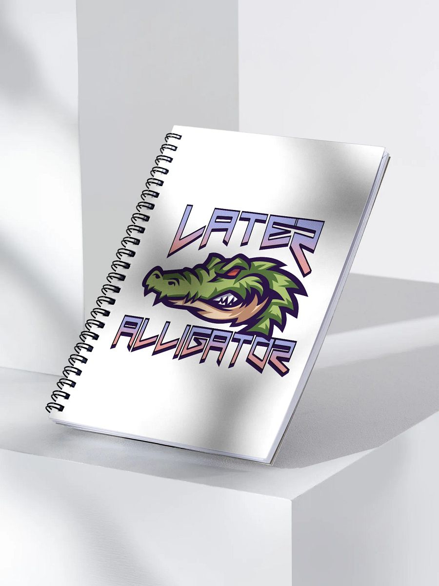Later Alligator Spiral Notebook product image (3)