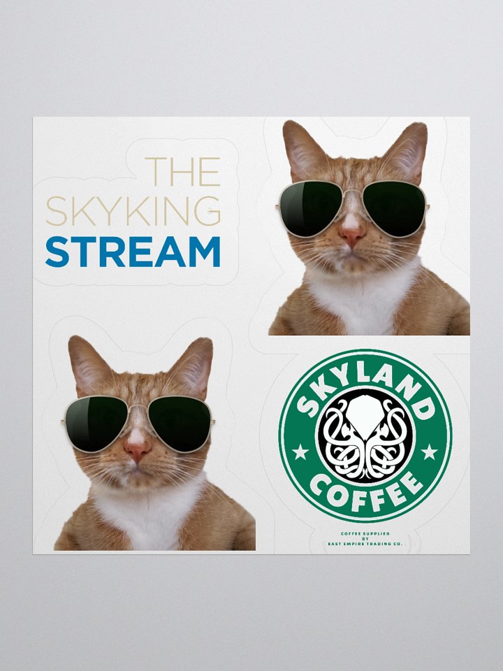 Skyking Stream Sticker Sheet product image (2)