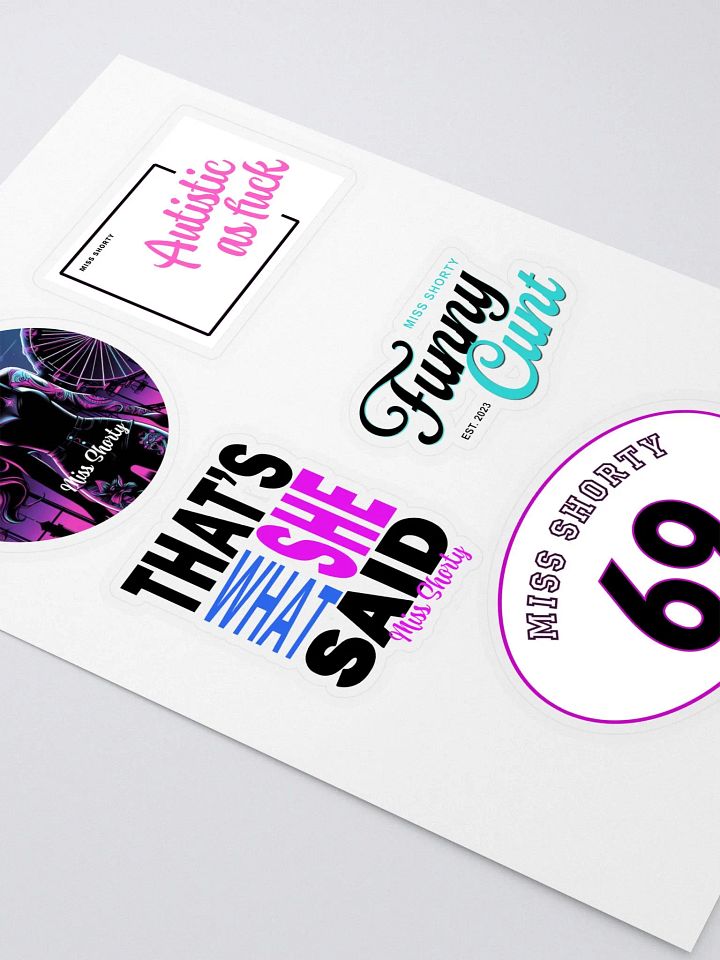 More Miss Shorty Stickers! product image (2)