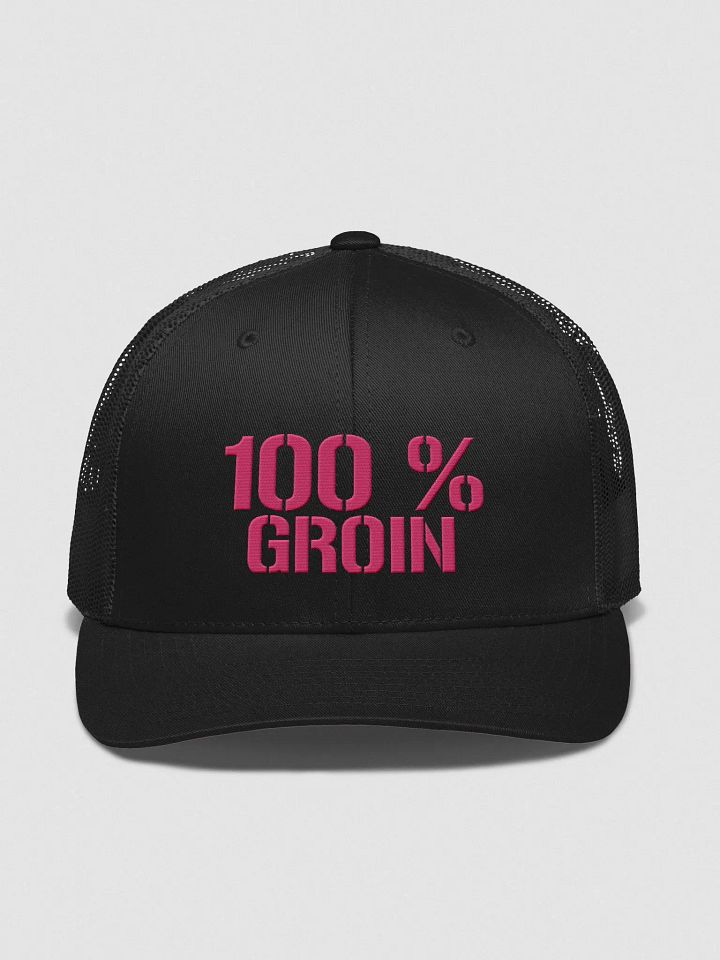 QSHW JACKIE MCCHAN EMBROIDERED LOGO RETRO TRUCKER HAT product image (1)