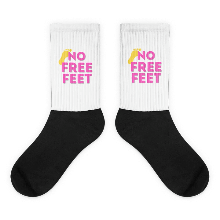 No Free Feet Socks (Pink / Yellow) product image (1)