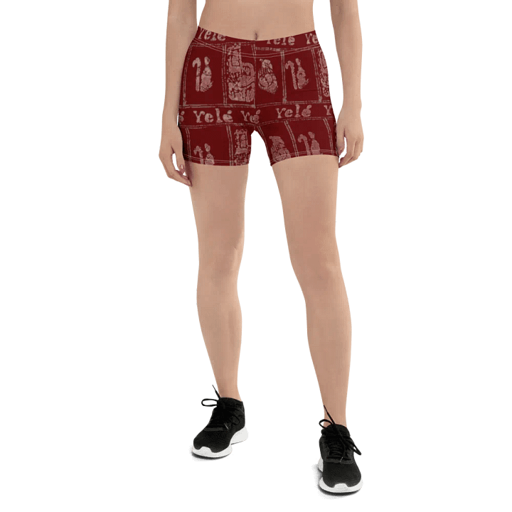 Red and White Royalty Print Shorts product image (1)