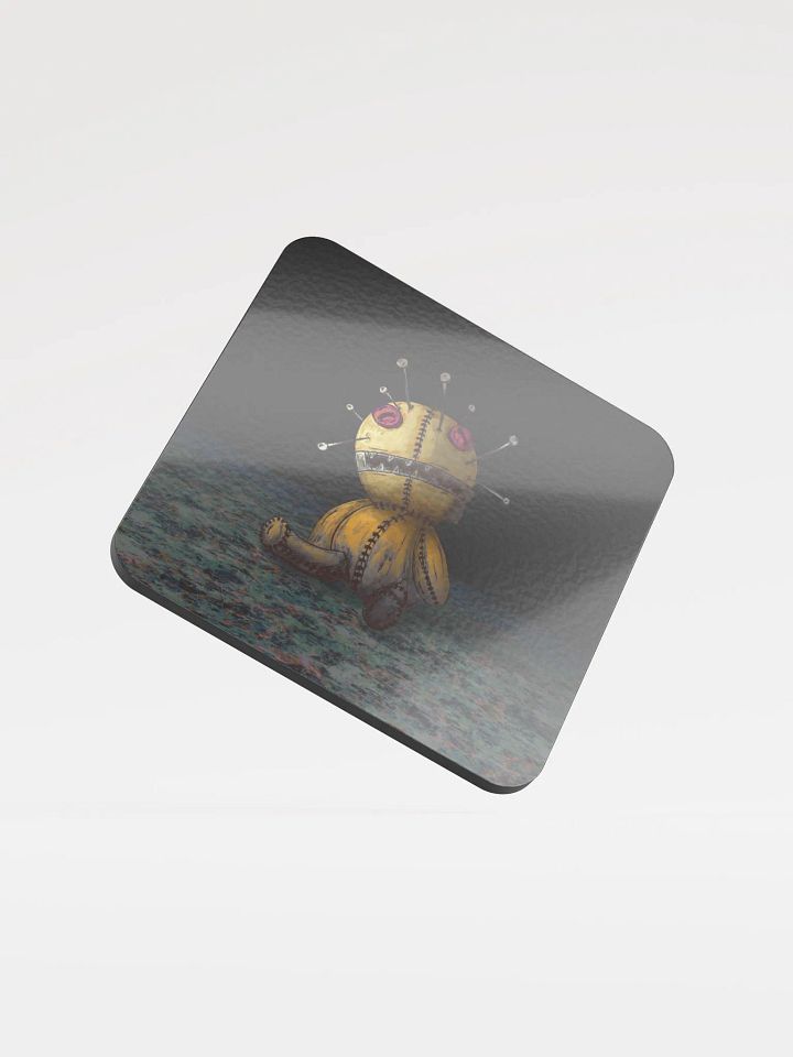 Mr. Scribbles Glossed Cork Coaster product image (1)