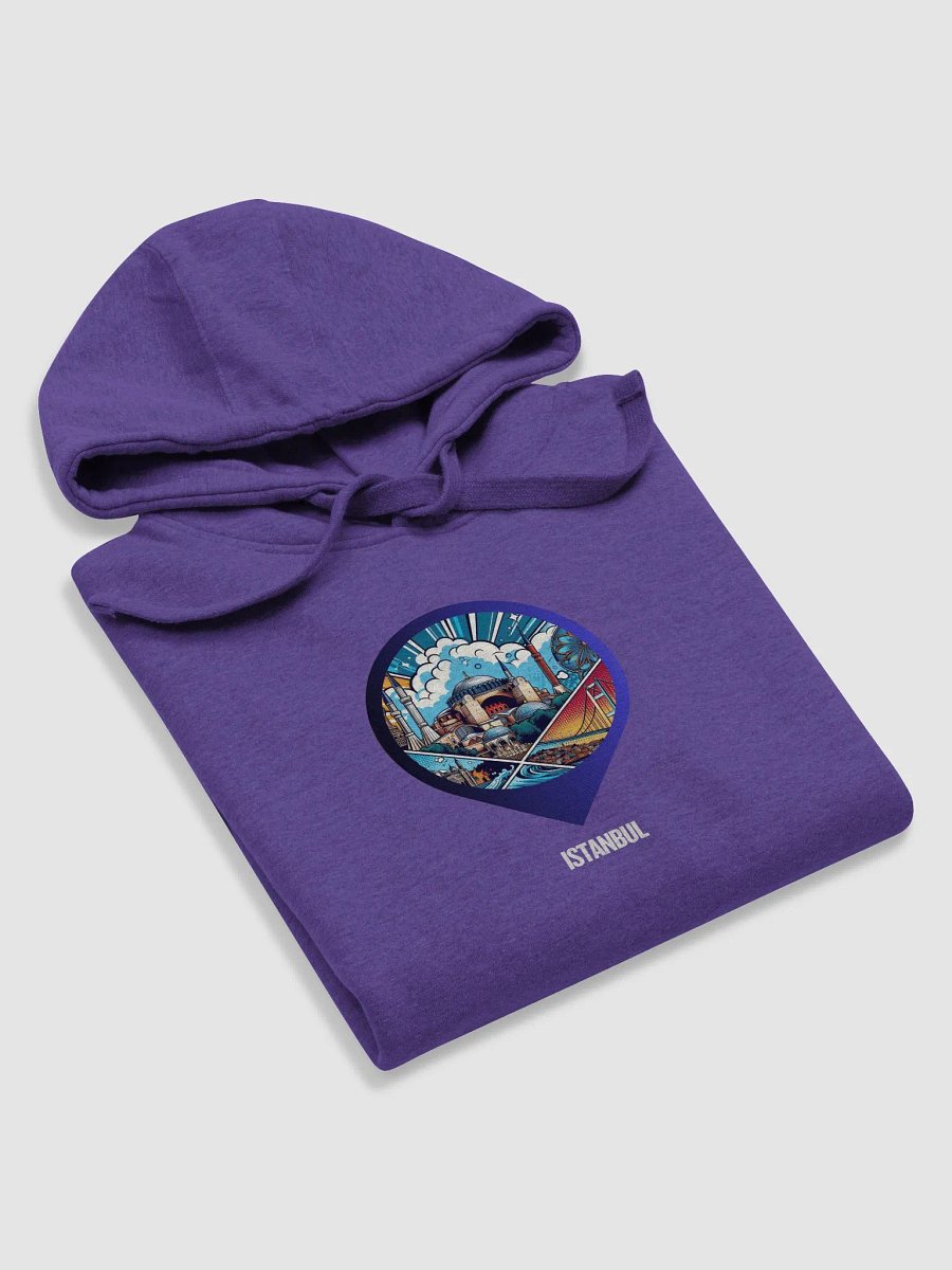 Cotton Heritage Unisex Premium Hoodie | AI design istanbul city product image (6)